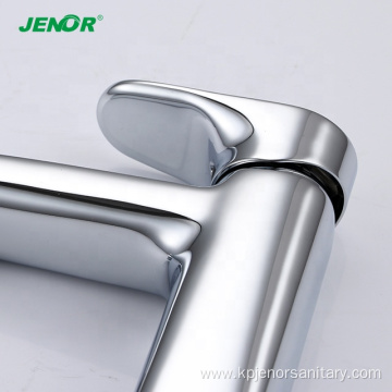 Square Saving Water Brass Bathroom Basin Faucet